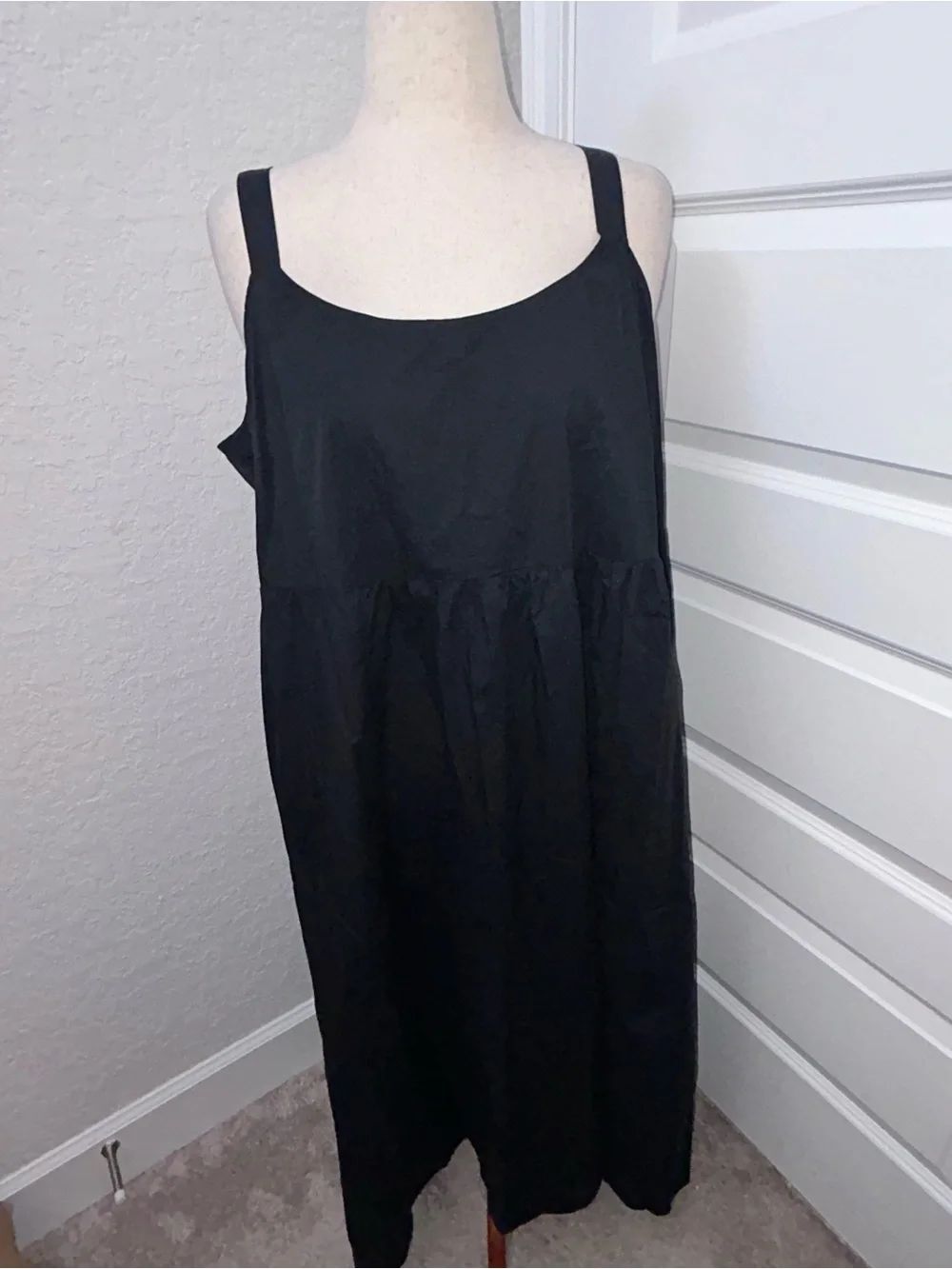 New, Ava & Viv Sleeveless Ruffle Tier Cottagecore Maxi Dress